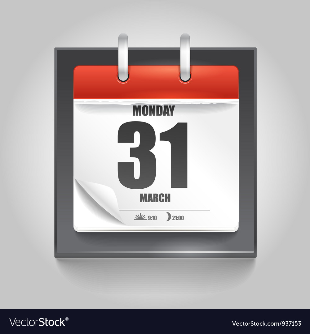 Calendar Pages Vector : Calendar page royalty free vector image vectorstock Calendar Pages Vector : Calendar page royalty free vector image vectorstock