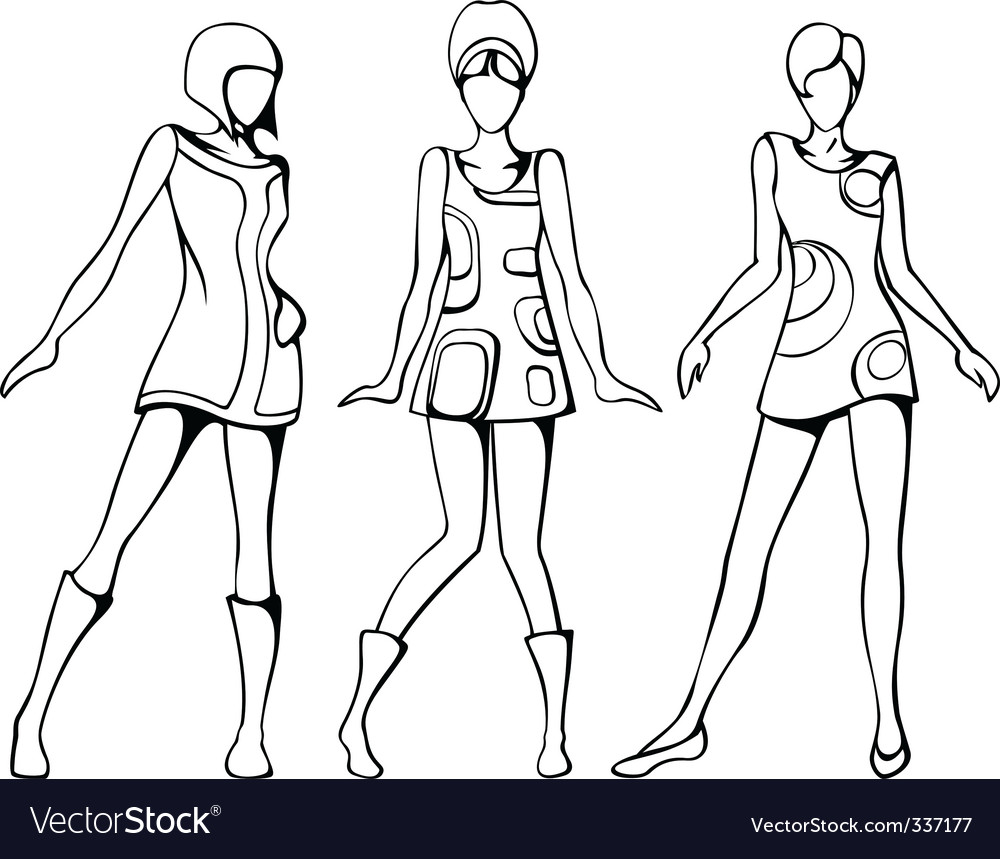 Fashion Illustration Royalty Free Vector Image Fashion Illustration Royalty Free Vector Image