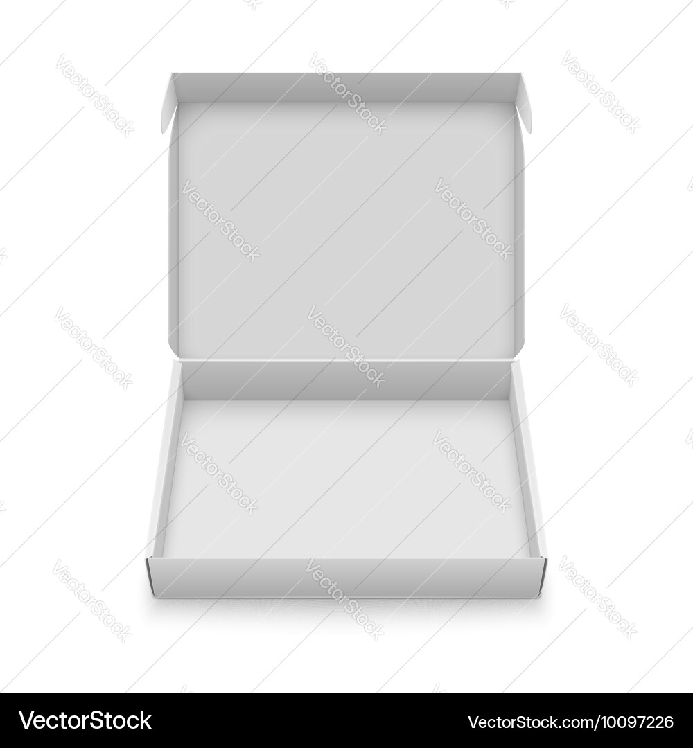 box outline cardboard vector Image Slim Free template Vector Royalty box cardboard