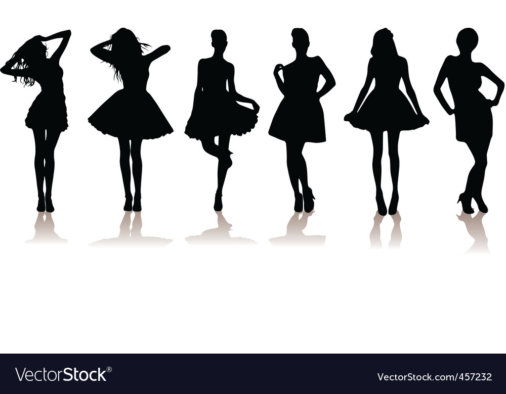 Download Fashion models Royalty Free Vector Image - VectorStock