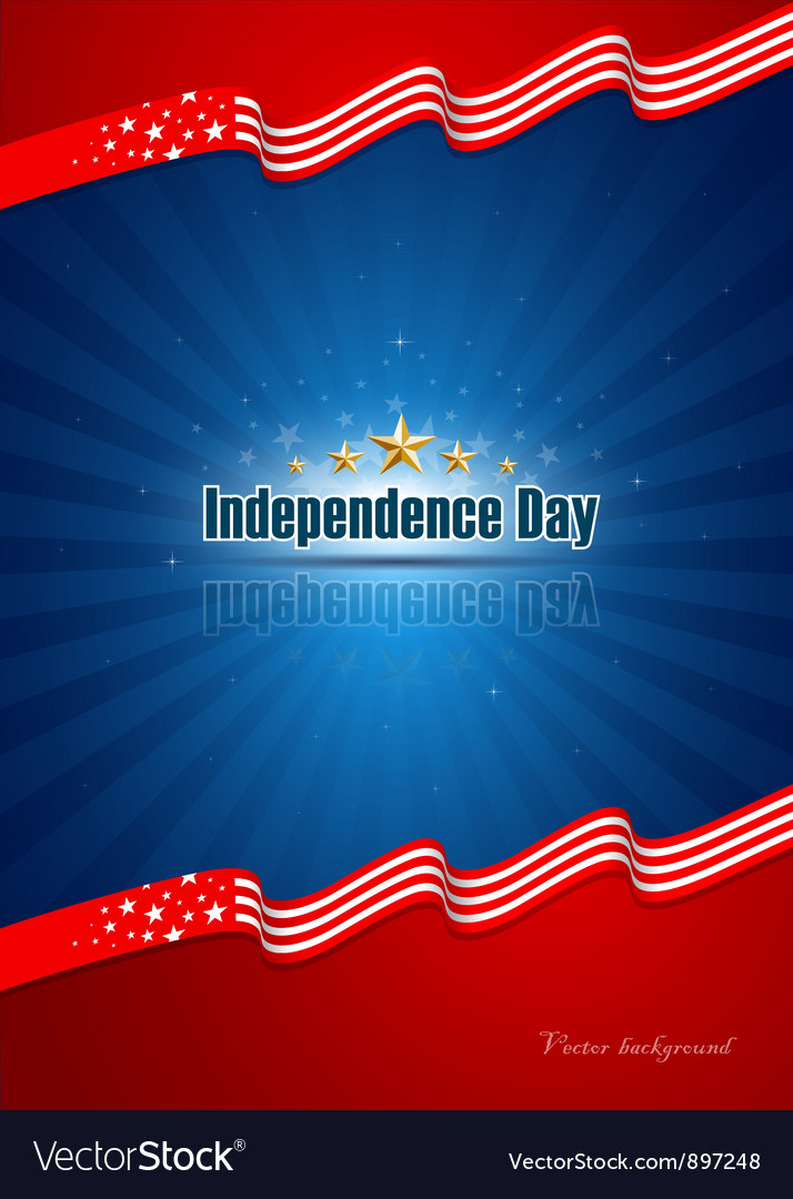 Poster Independence Day Design Background Vector Image Poster Independence Day Design Background Vector Image