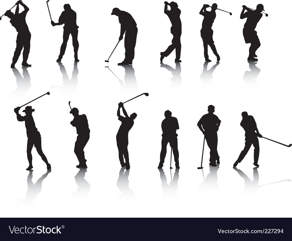 Golfer Royalty Free Vector Image - VectorStock