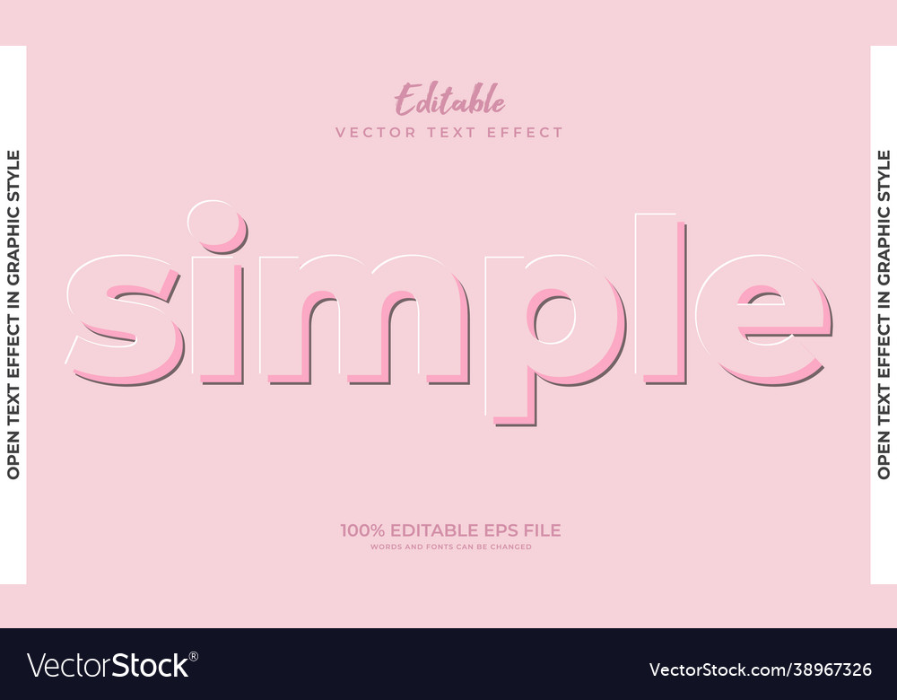 3d embossed text style effect editable text effect