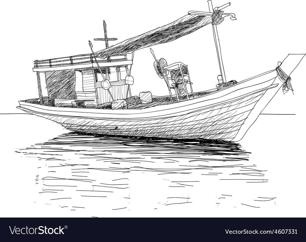thai boat drawing thai fishing boat royalty free vector image vectorstock thai boat drawing thai fishing boat royalty free vector image vectorstock