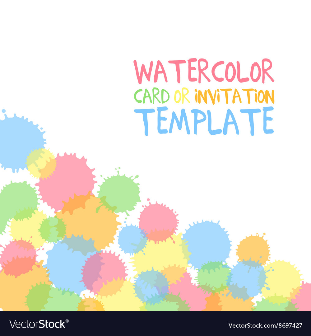 watercolor template
