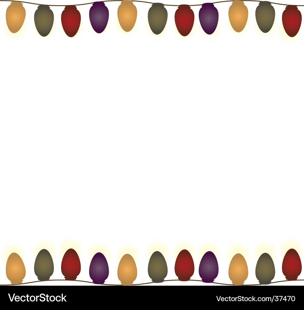 Download Christmas lights Royalty Free Vector Image - VectorStock