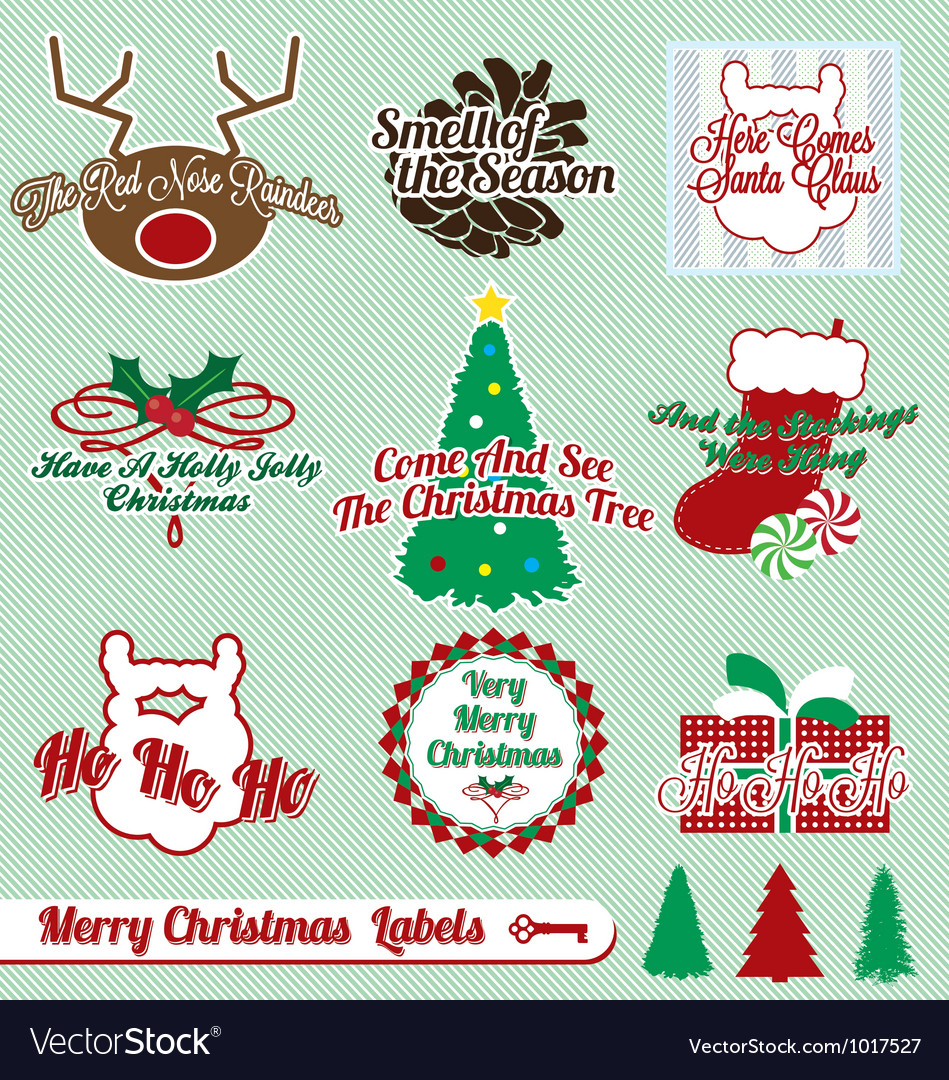 christmas labesl