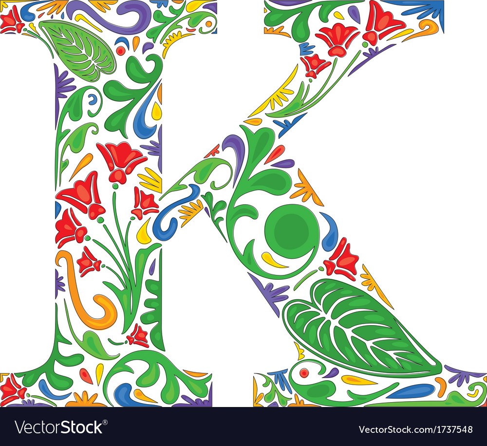 Download Letter K Royalty Free Vector Image - VectorStock