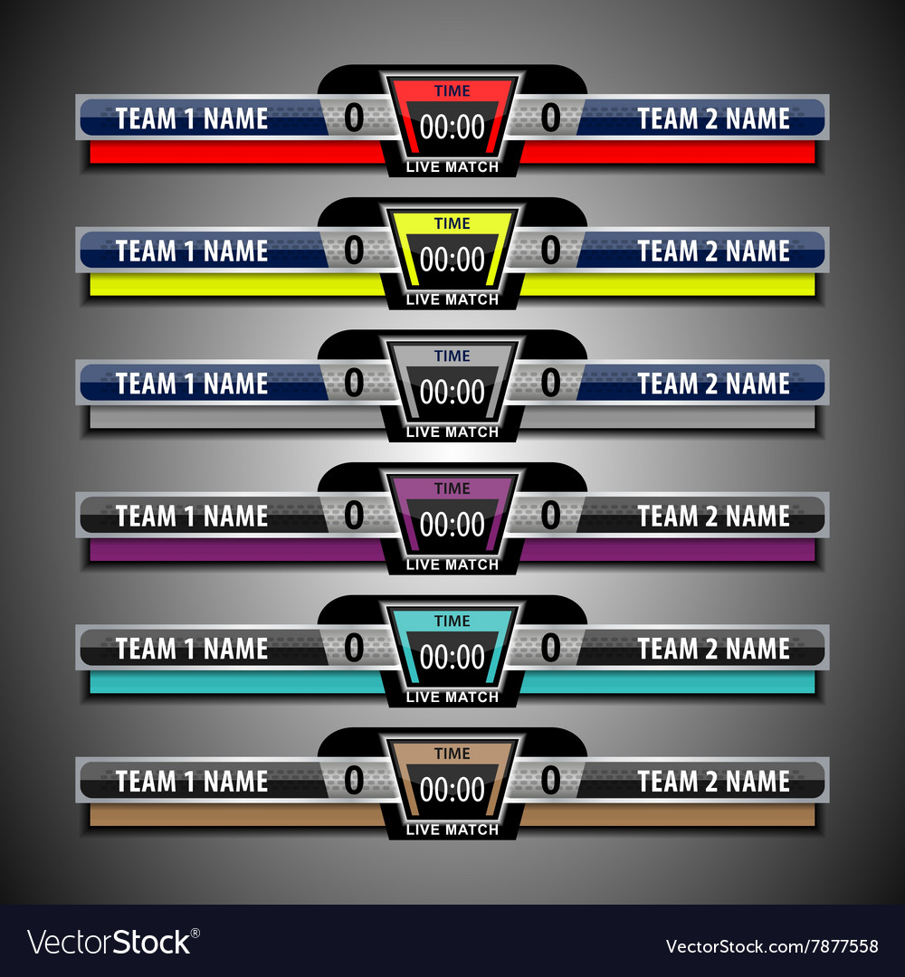 Scoreboard Template Scoreboard Template Football Royalty Free Vector Image 1 Scoreboard Template Scoreboard Template Football Royalty Free Vector Image 1
