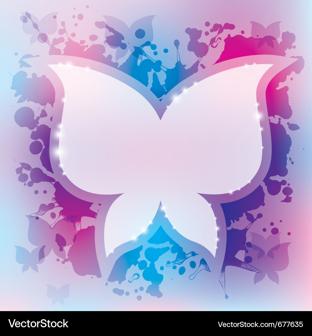 Abstract background butterfly Royalty Free Vector Image