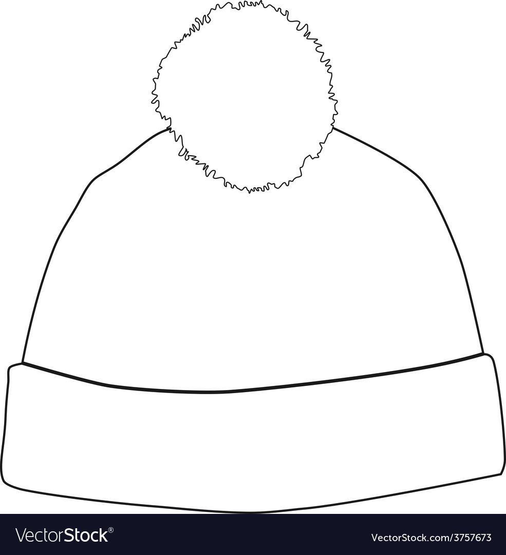 winter-hat-outline-drawings-royalty-free-vector-image