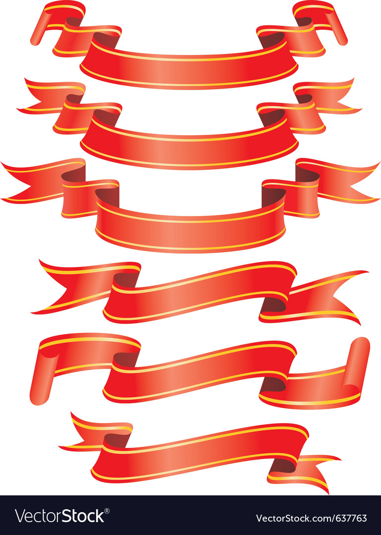 free ribbon vector