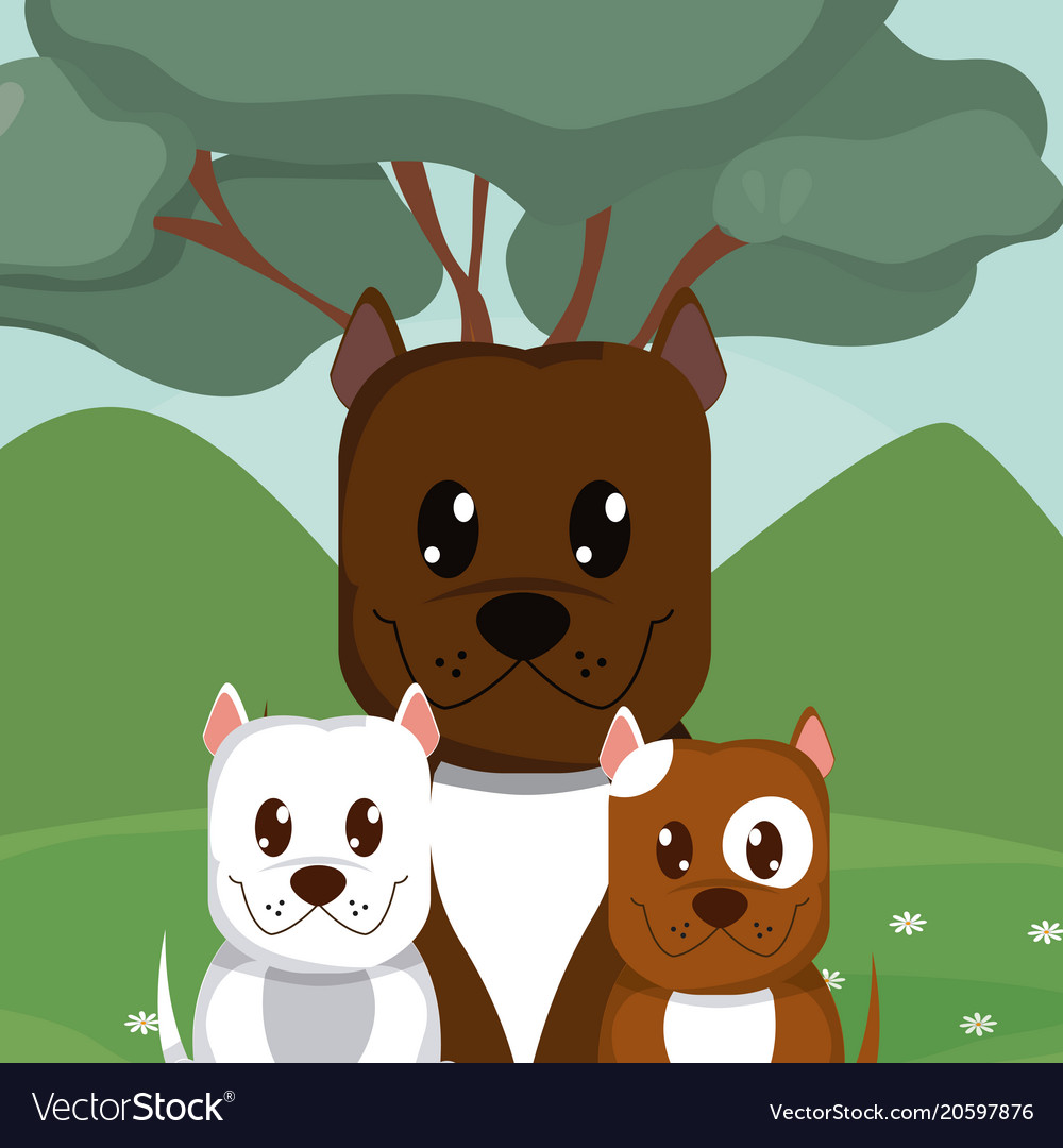 dogs cute animals cartoons royalty free vector image