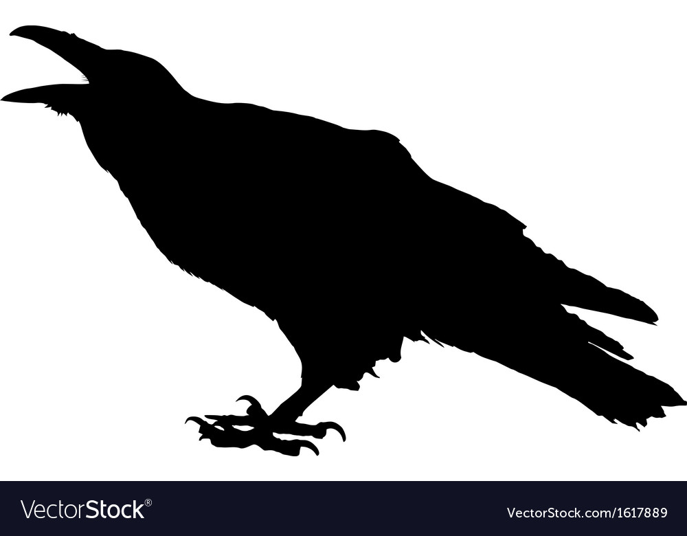 Download Raven Royalty Free Vector Image - VectorStock