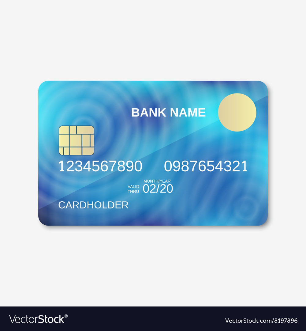 credit card design template
