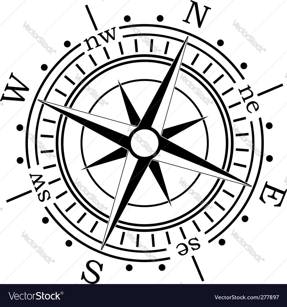 rose art drawing Image Free Vector Compass VectorStock Royalty rose art drawing Image Free Vector Compass VectorStock Royalty