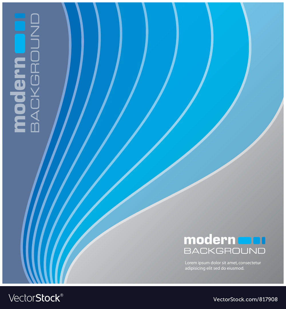 blue modern background royalty free vector image blue modern background