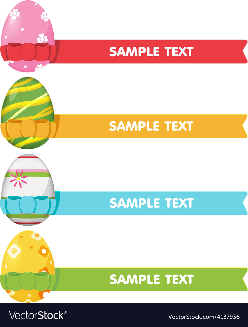 easter egg border