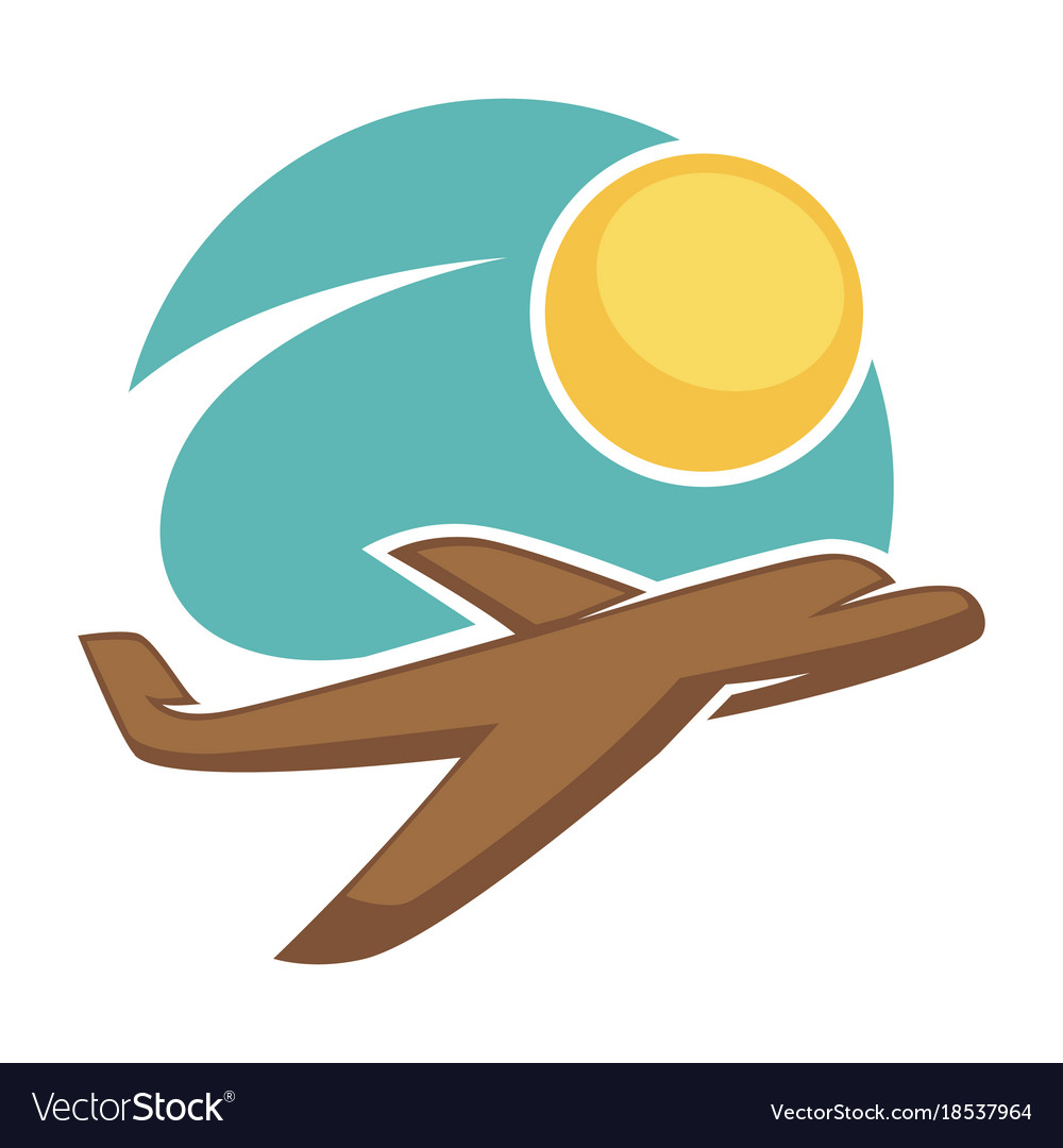 Travel Agency Icon Template Tourism Vector Image Travel Agency Icon Template Tourism Vector Image