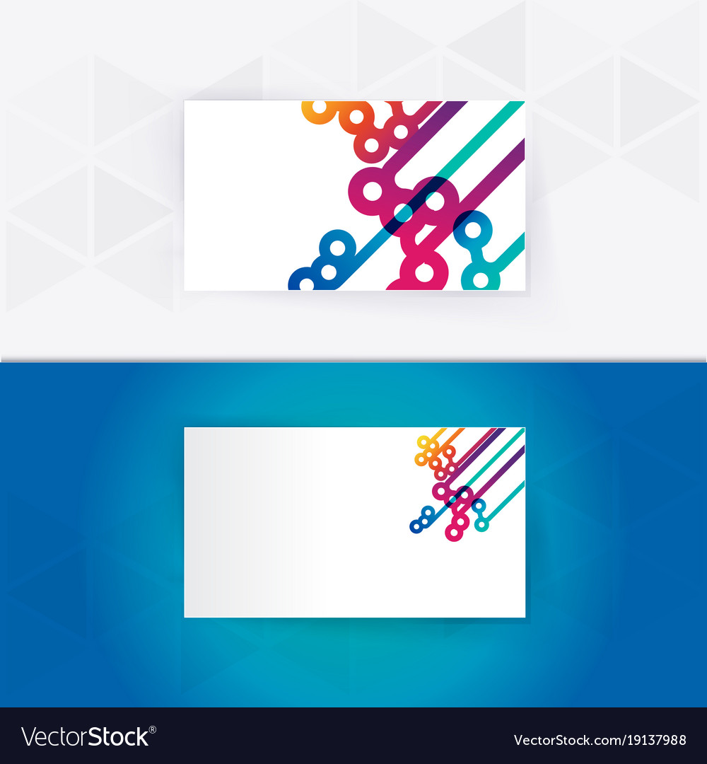 blank name card template