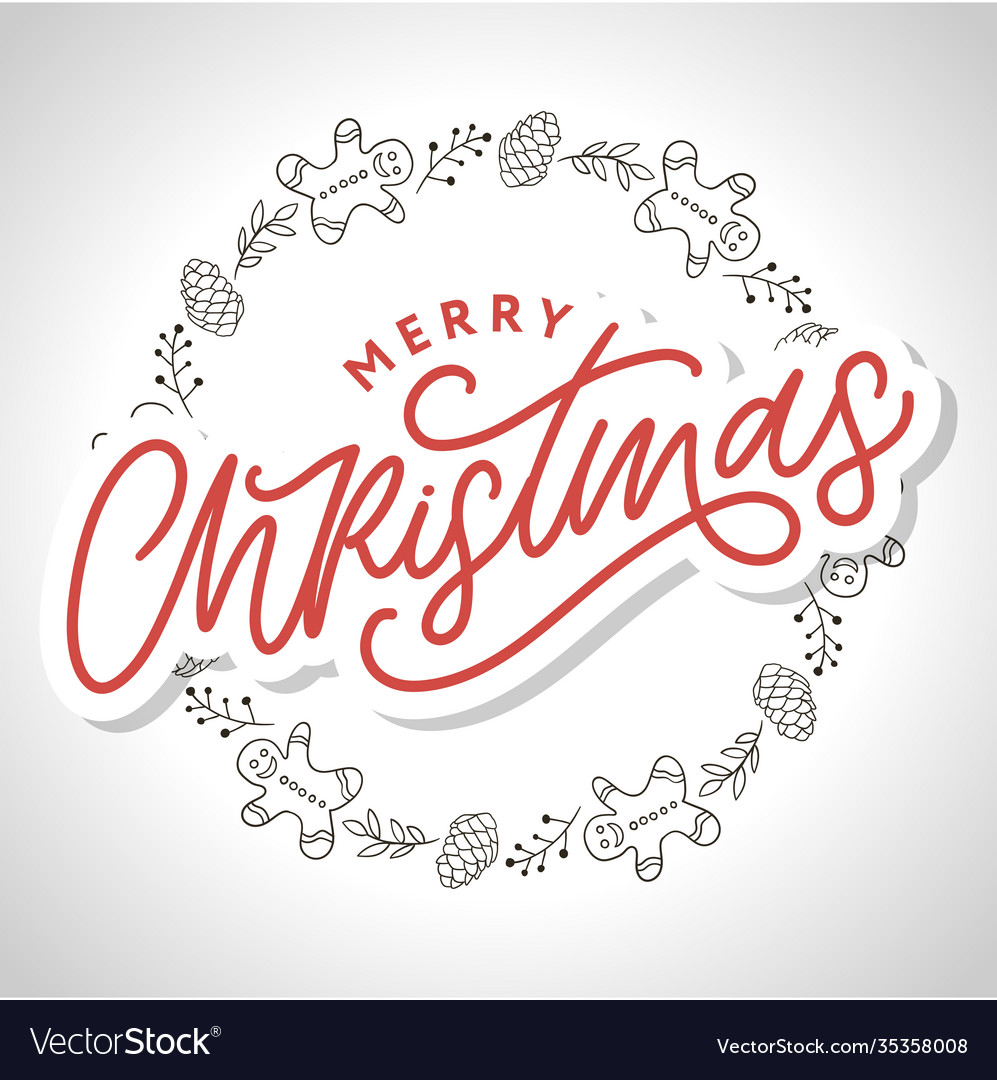 33+ Calligraphy Christmas Cards 2021