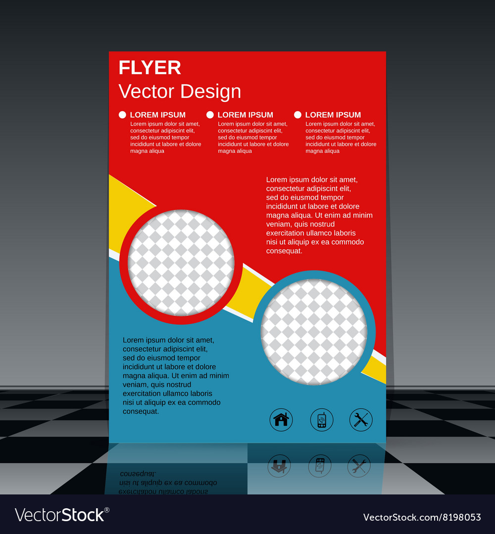 professional flyer design template royalty free vector image professional flyer design templates