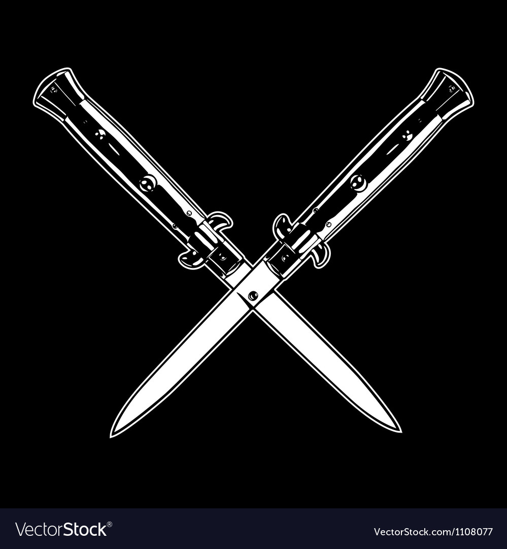 Switchblade Royalty Free Vector Image VectorStock