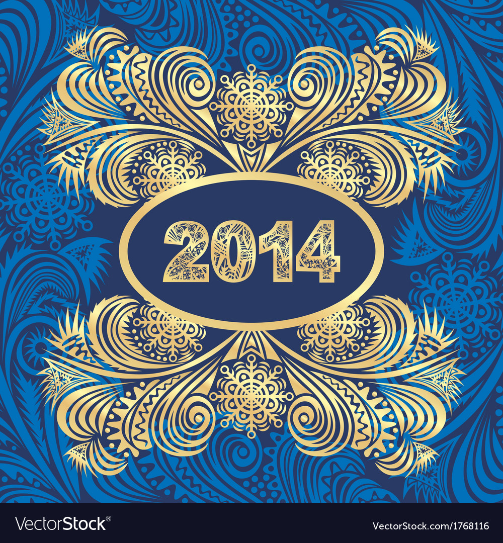 Happy new year card Royalty Free Vector Image - VectorStock