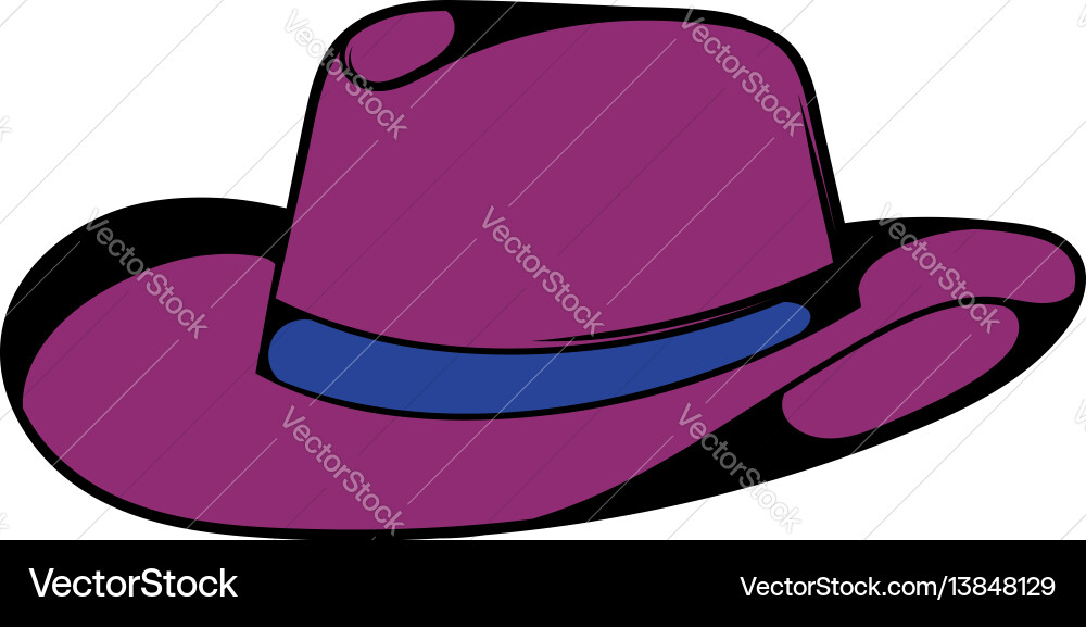 Cowboy hat icon icon cartoon Royalty Free Vector Image