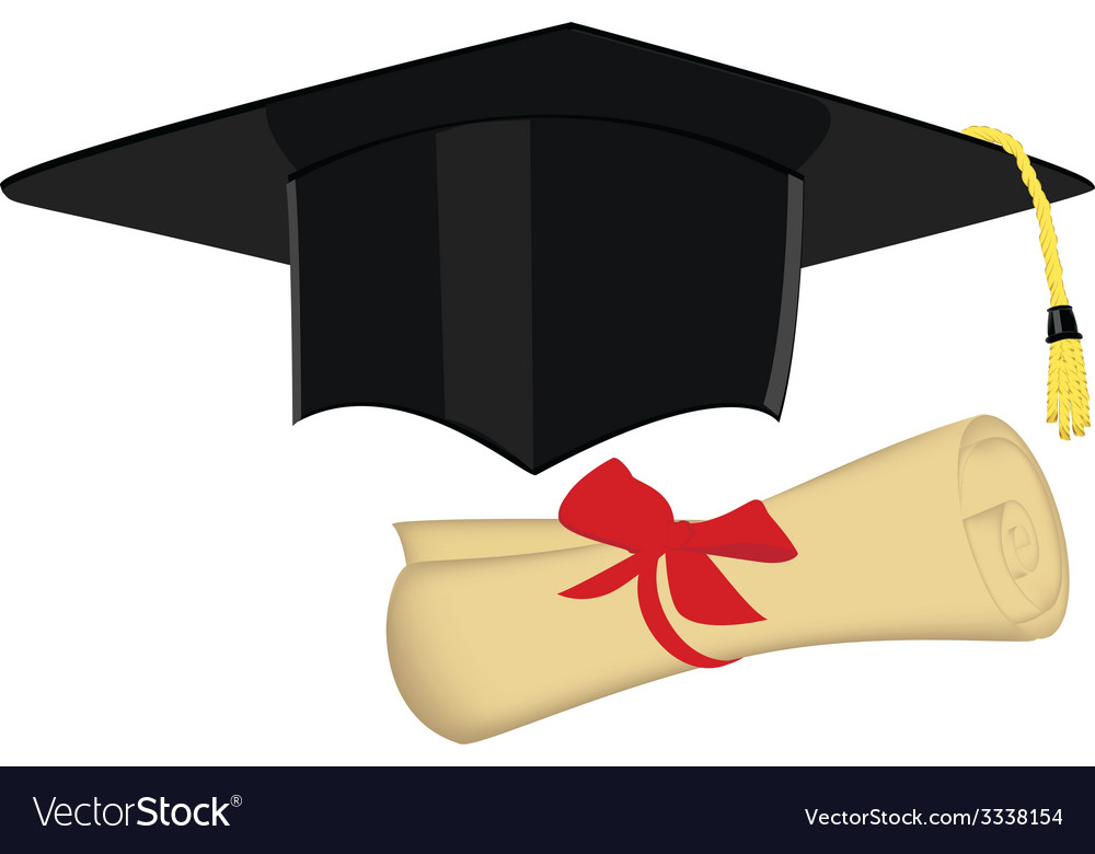 Download Graduation cap Royalty Free Vector Image - VectorStock