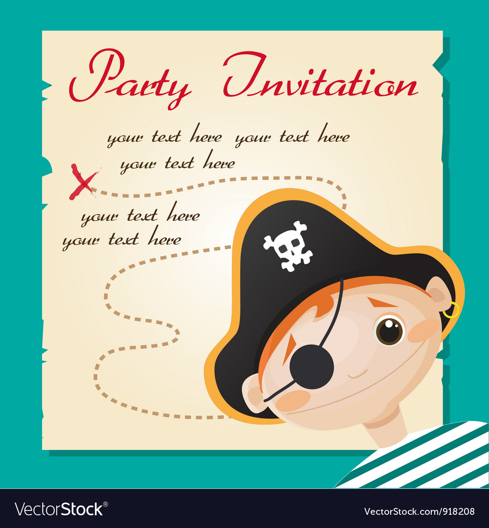 Party invitation Royalty Free Vector Image VectorStock