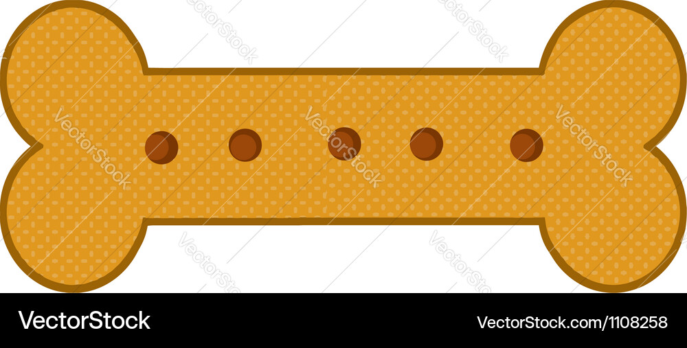 Dog Biscuit Royalty Free Vector Image VectorStock