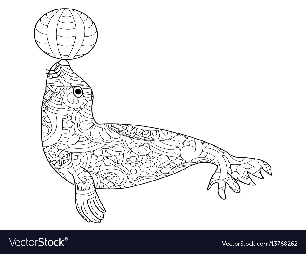 seal coloring