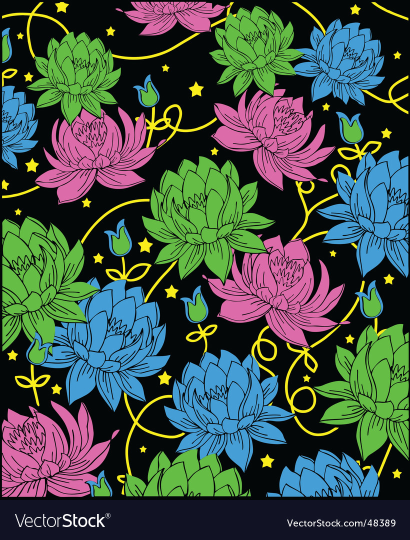 Download Floral print design Royalty Free Vector Image - VectorStock