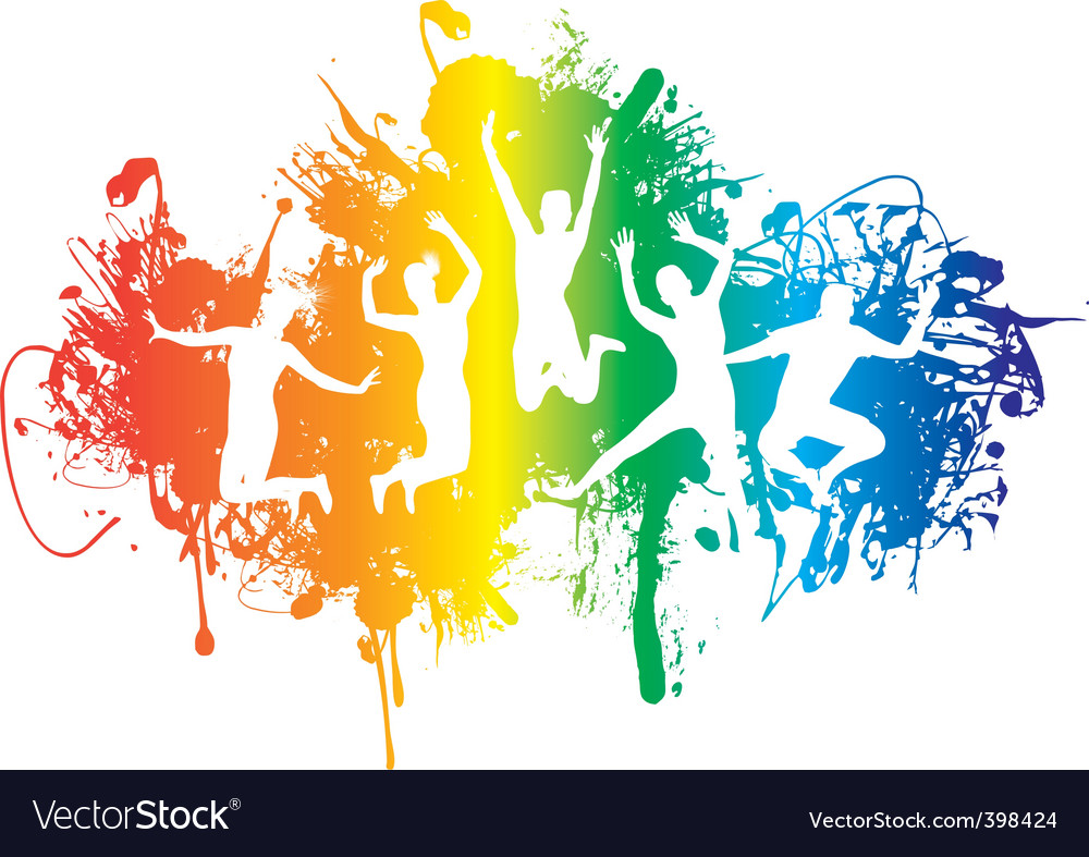 Jumping Royalty Free Vector Image - VectorStock