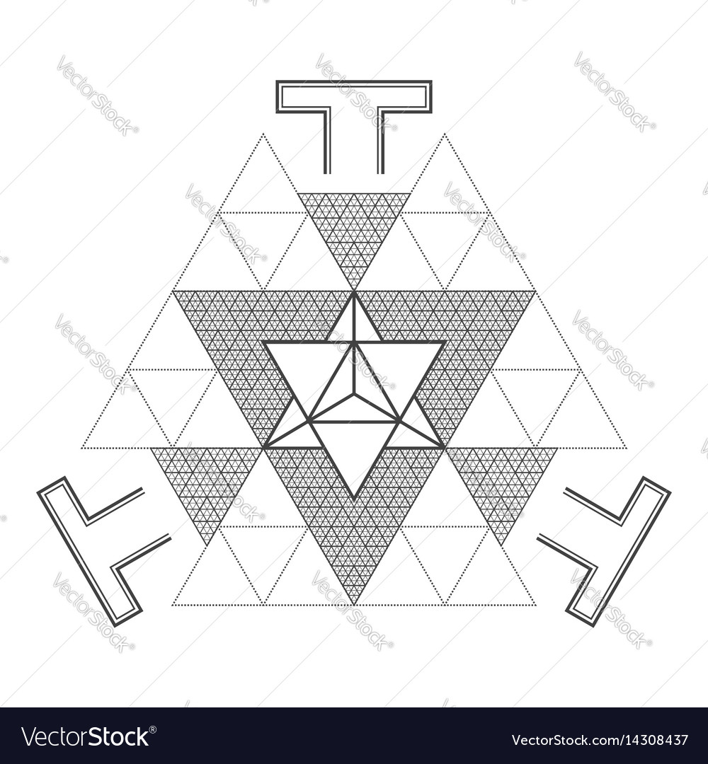 sacred geometry vector