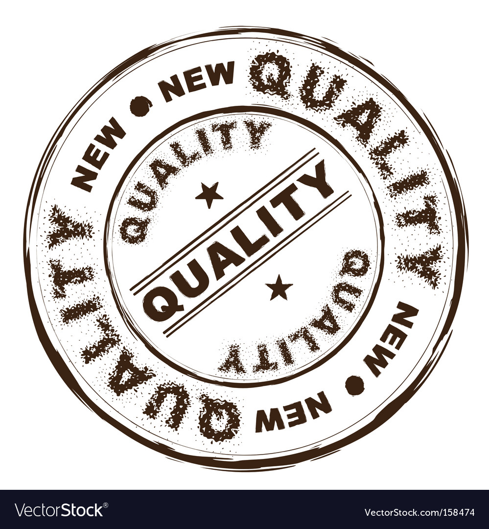 Download Quality ink rubber stamp Royalty Free Vector Image