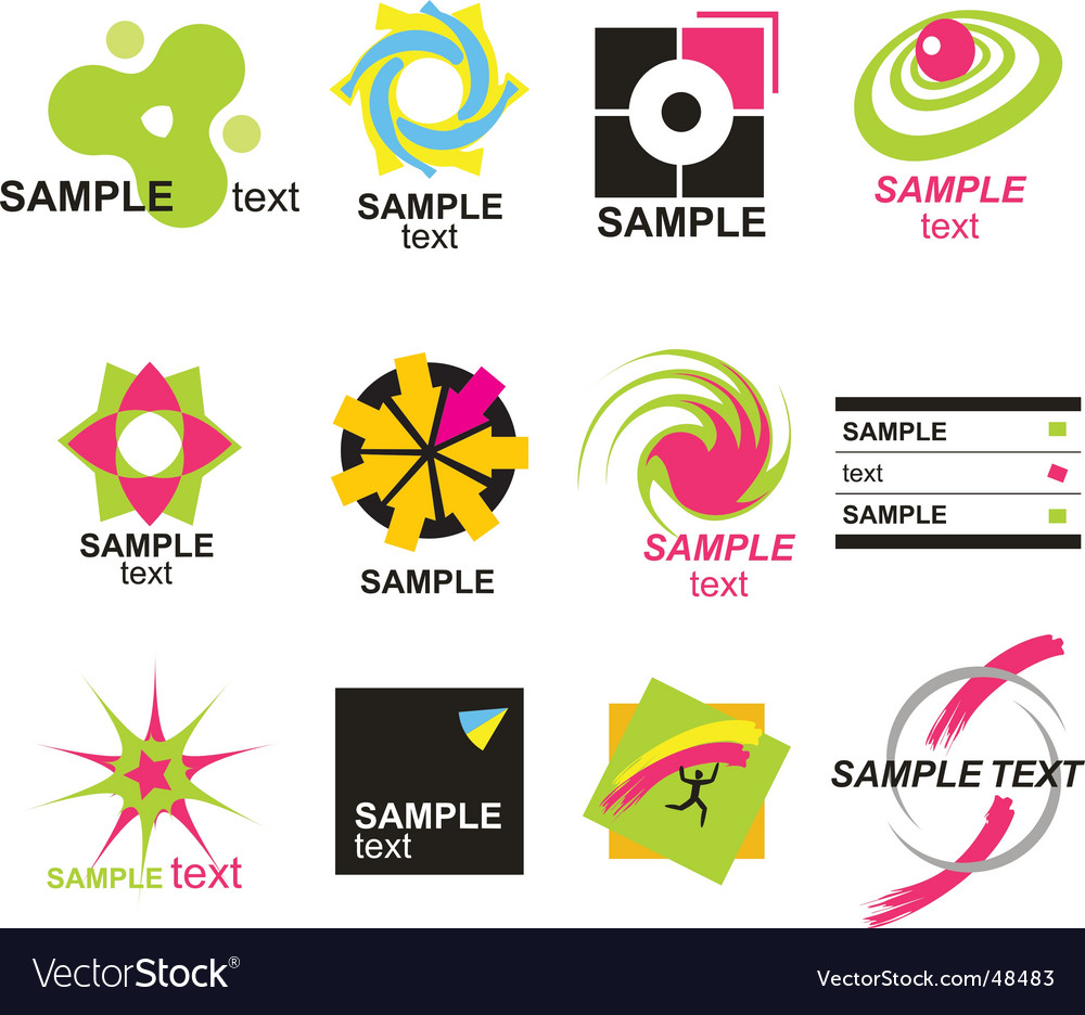 Set elements for design Royalty Free Vector Image