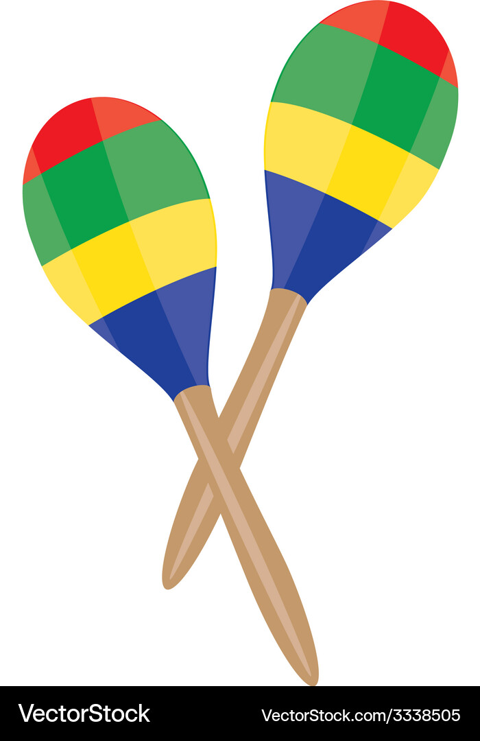 Maracas Royalty Free Vector Image VectorStock