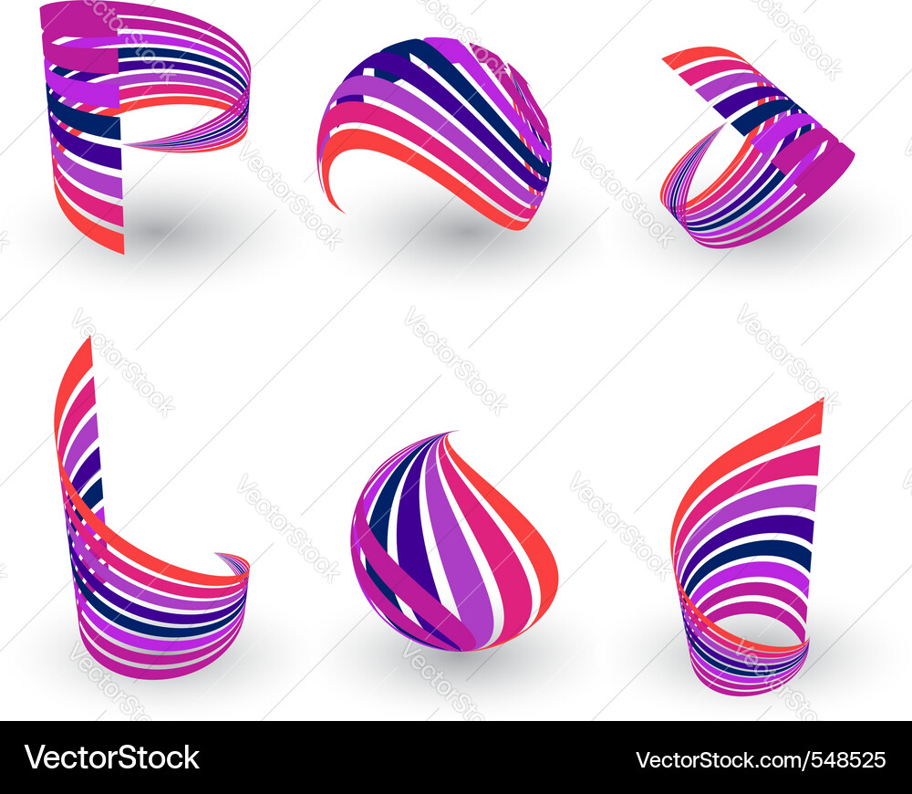 Logo spiral Royalty Free Vector Image - VectorStock