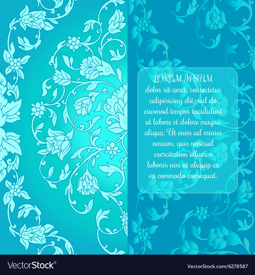 Beautiful Wedding Invitation Brochure Royalty Free Vector Beautiful Wedding Invitation Brochure Vector Image