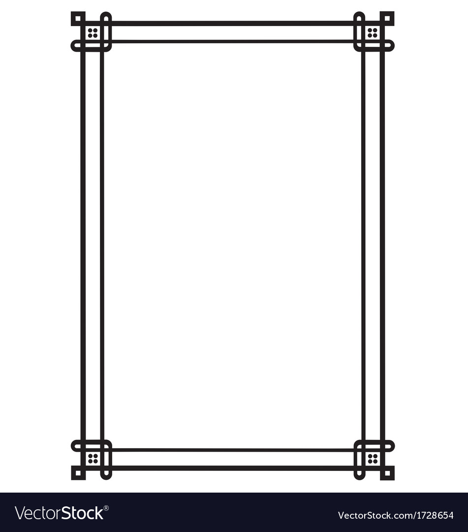 Download Decorative page border Royalty Free Vector Image