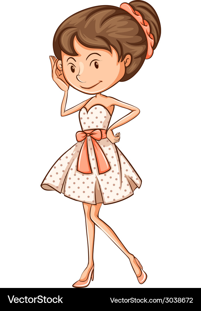 Girl Royalty Free Vector Image - VectorStock