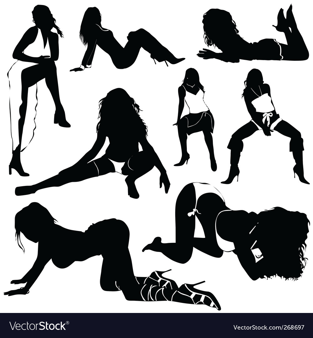 Sexy Women Royalty Free Vector Image Vectorstock 