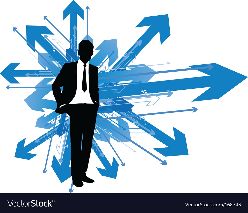 business directions royalty free vector image vectorstock business direction