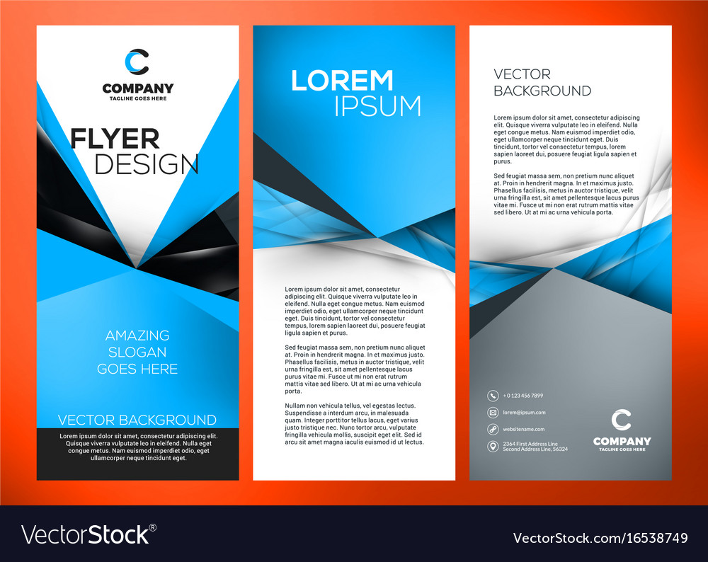 business trifold