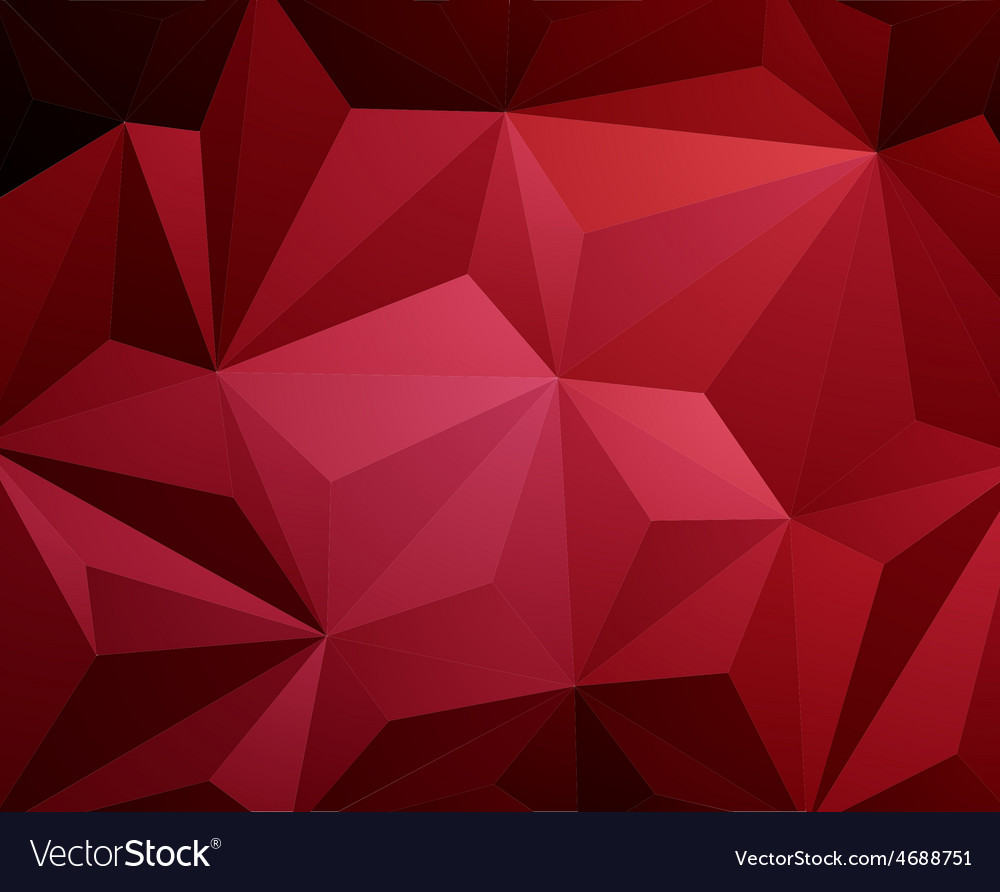 Red Triangle Abstract Background Royalty Free Vector Image