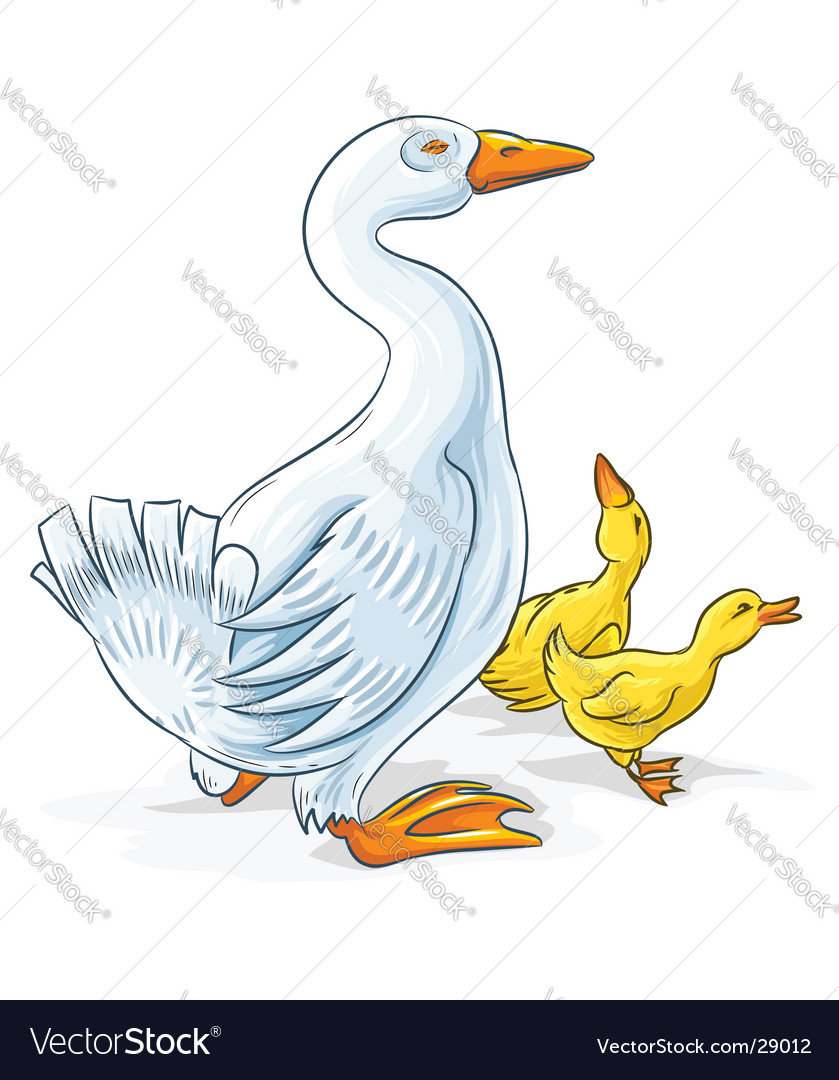 Download Mother goose Royalty Free Vector Image - VectorStock