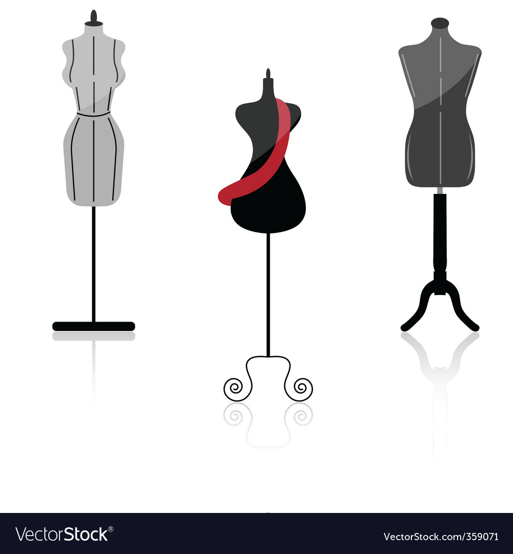 Mannequin Royalty Free Vector Image VectorStock