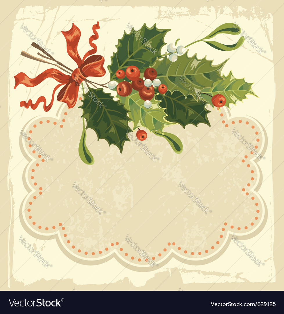 christmas card vector